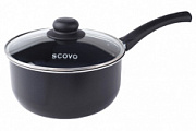 Ковш 18см стеклянная крышка Consul ТМ Scovo