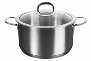 Кастрюля 4,0л стеклянная крышка Сафия ТМ KUKMARA
