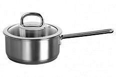 Ковш 1,2л стеклянная крышка Сафия ТМ KUKMARA