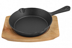 Сковорода порц лит/руч 18,5см на подставке TM MY REAL IRON COOK