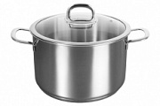 Кастрюля 6,0л стеклянная крышка Сафия ТМ KUKMARA