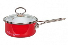 Ковш 1,5л цилиндрический Приятной трапезы / Bon Appetit вишневый 8SB168S ТМ Vitross