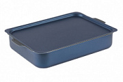 Противень 27х35см прямоугольный с крышкой Сатин ТМ Калитва