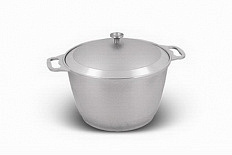 Кастрюля литая 8,0л алюминиевая крышка ТМ KUKMARA