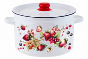 Кастрюля 7,0л цилиндрическая Ягодки TM Appetite