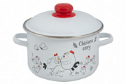 Кастрюля 3,0л цилиндрическая Летний двор / Chickens’stories ТМ FOOD ATELIER